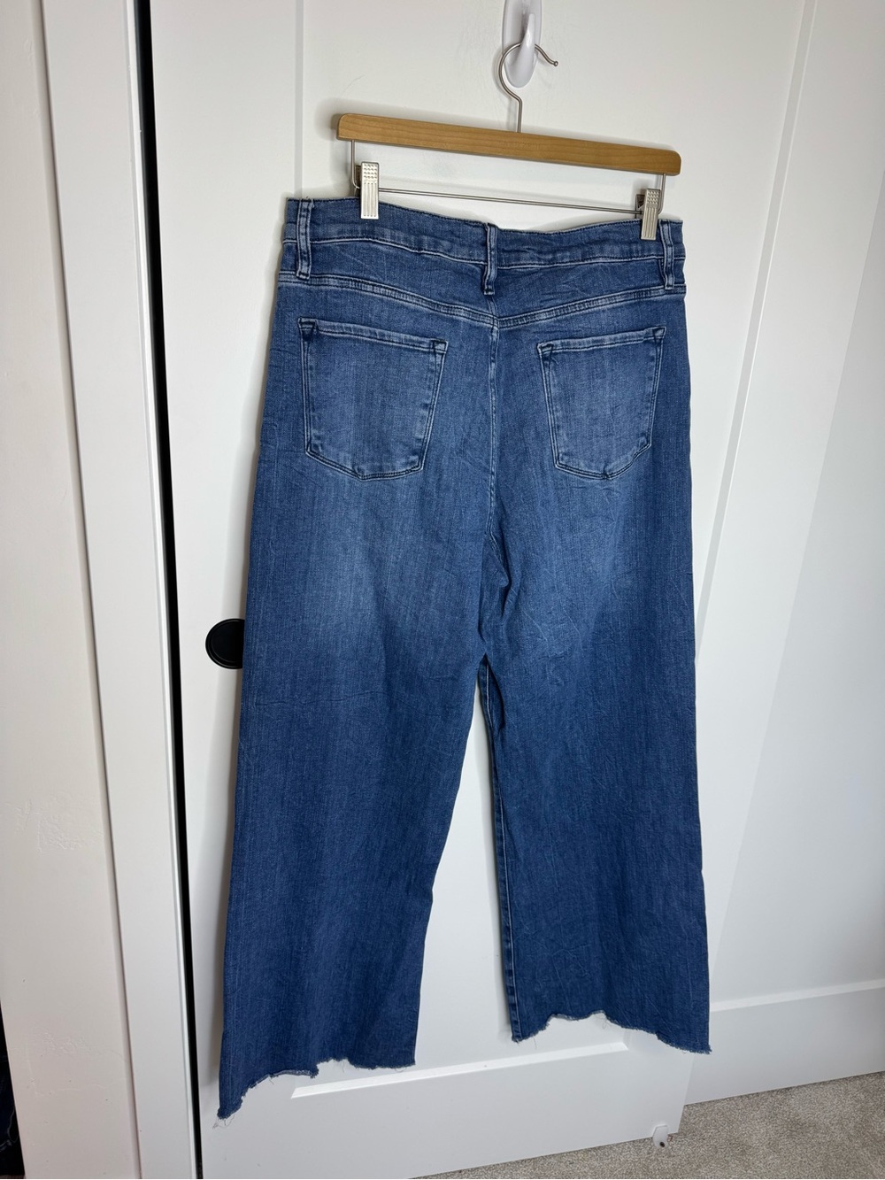 Frame Denim Women’s Light Blue Wide Leg Jeans - Picture 6 of 7